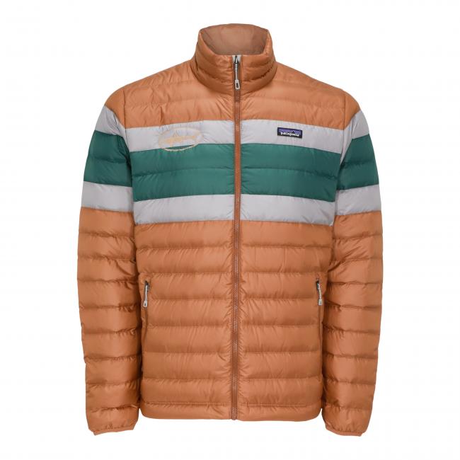 Men's Stripe Down Jacket Front