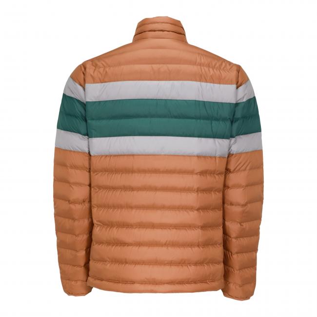 Men's Stripe Down Jacket Back