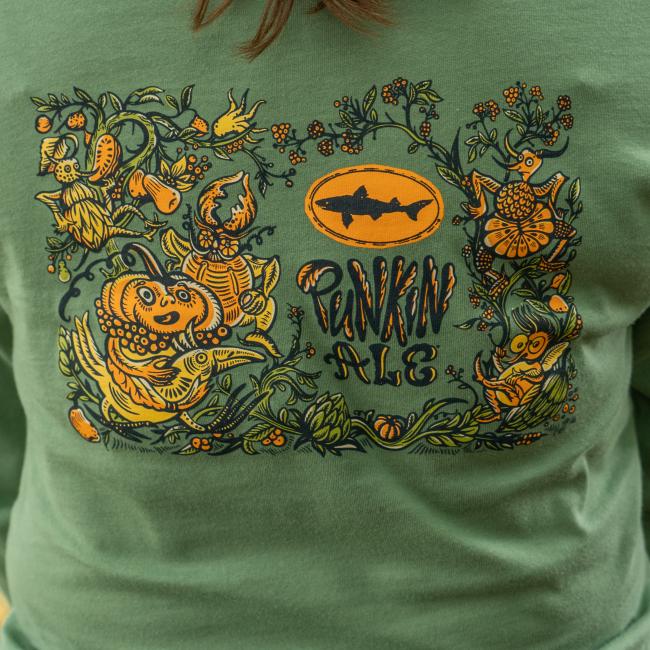 Close up of artwork on back