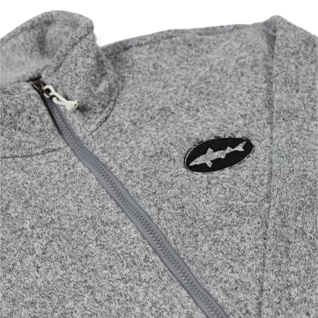 Patagonia W Heather Gray Full Zip Sweater Coat