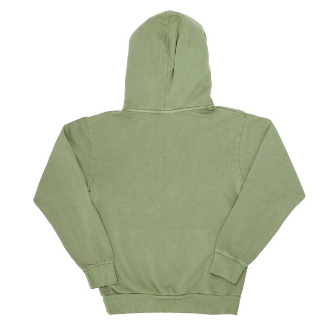 Green Embroidered Hoodie