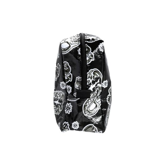 Black Tattoo Zipper Bag