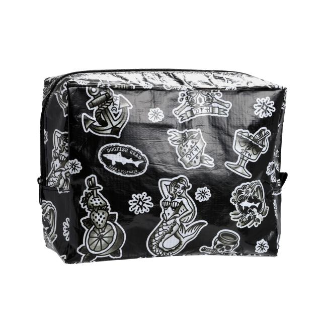 Black Tattoo Zipper Bag