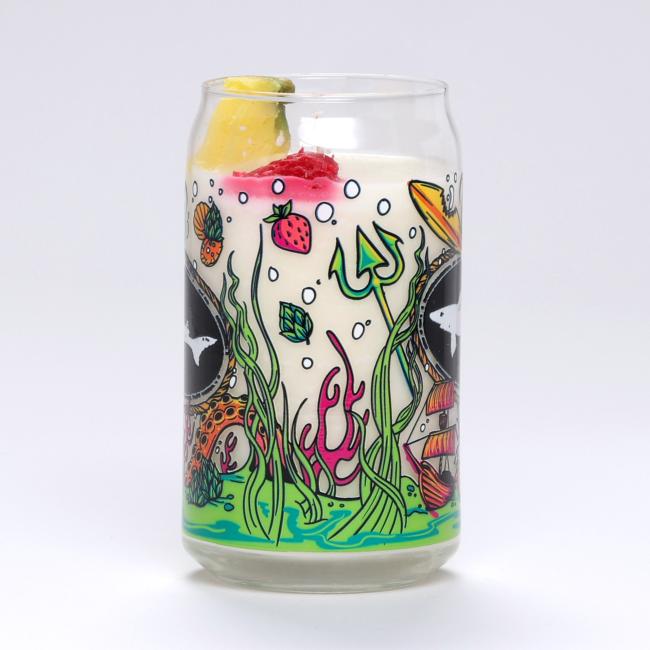 Underwater Can Glass Candle