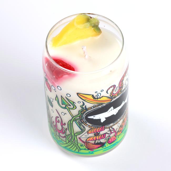 Underwater Can Glass Candle