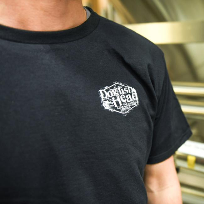 Dogfish Head Black Hexagon Tee