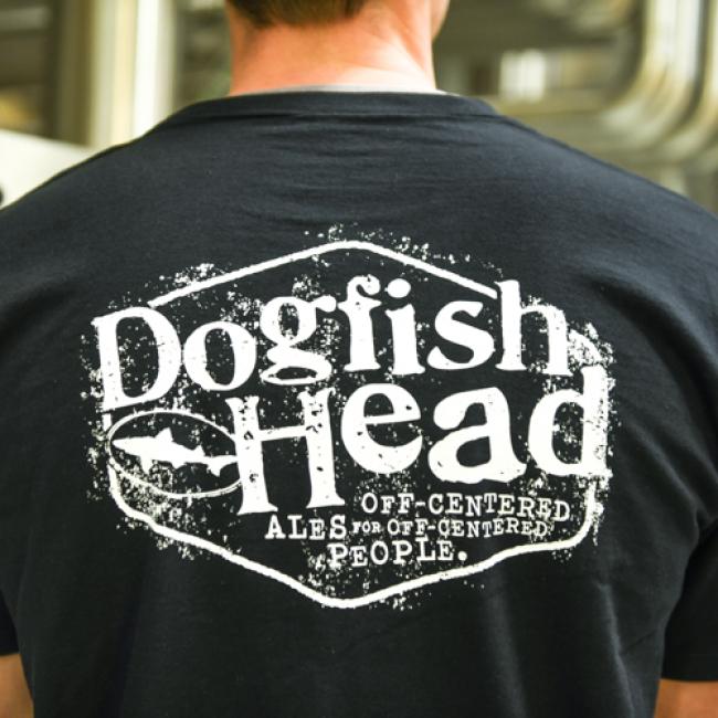 Dogfish Head Black Hexagon Tee
