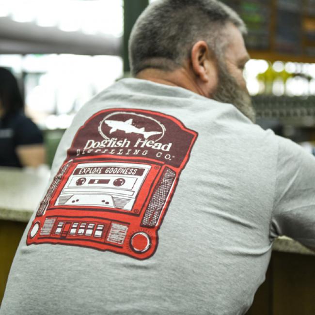 Dogfish Head Distilling Co. Grey Tee