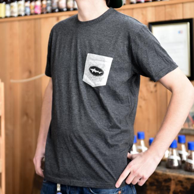 Dogfish Head Charcoal Pocket Tee
