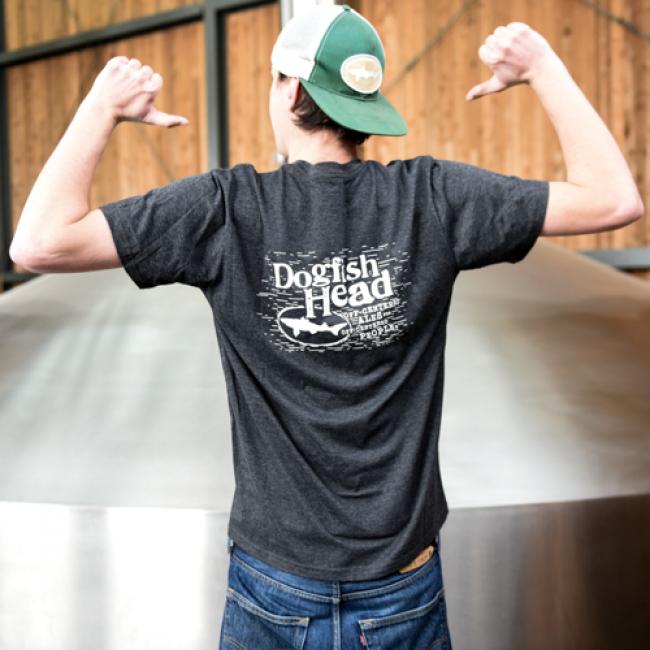 Dogfish Head Charcoal Pocket Tee