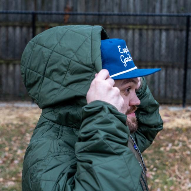 Patagonia M Dark Green Full Zip Bomber Jacket