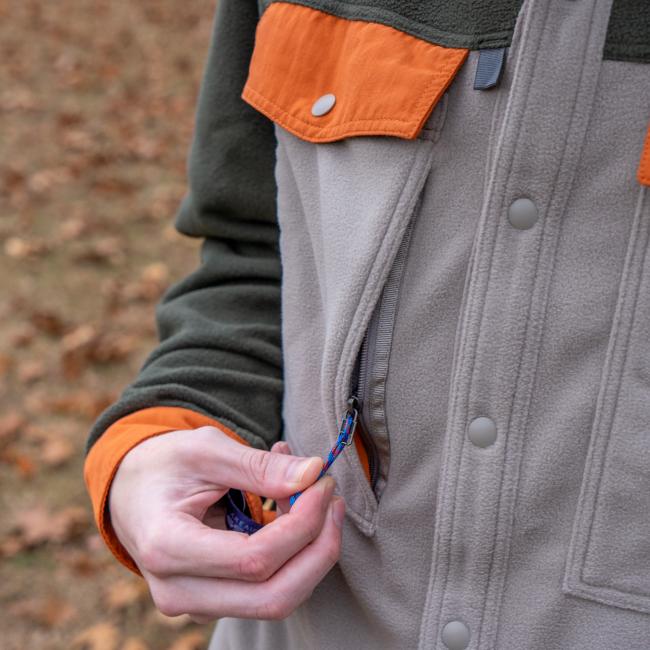 Patagonia M Grey Two Pocket Button Down