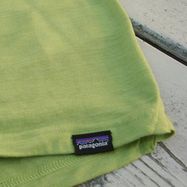 Patagonia woven label closeup