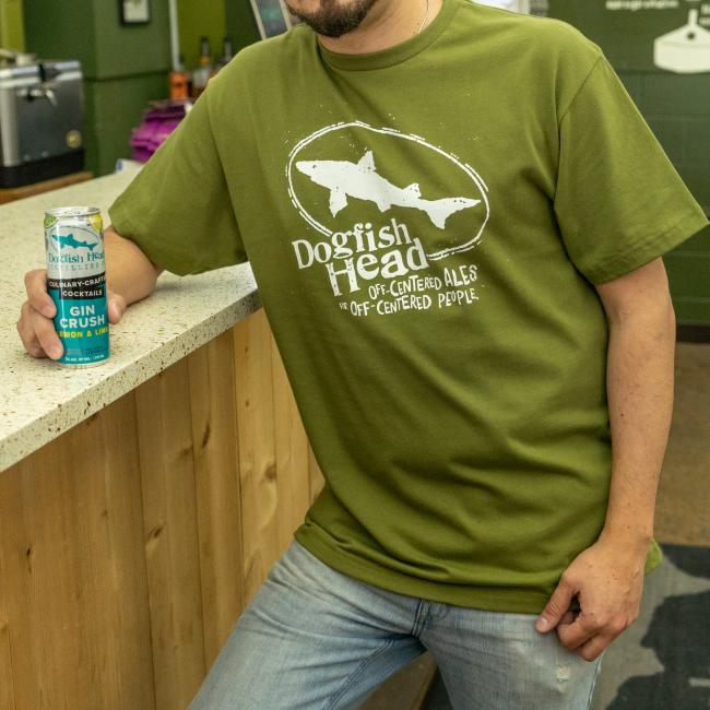 Red Explore Goodness Tee Dogfish Head Craft Brewed Ales Off