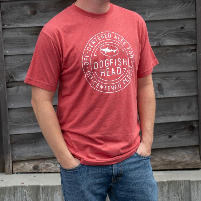 Red heather tee