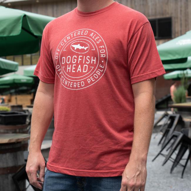 Red heather tee