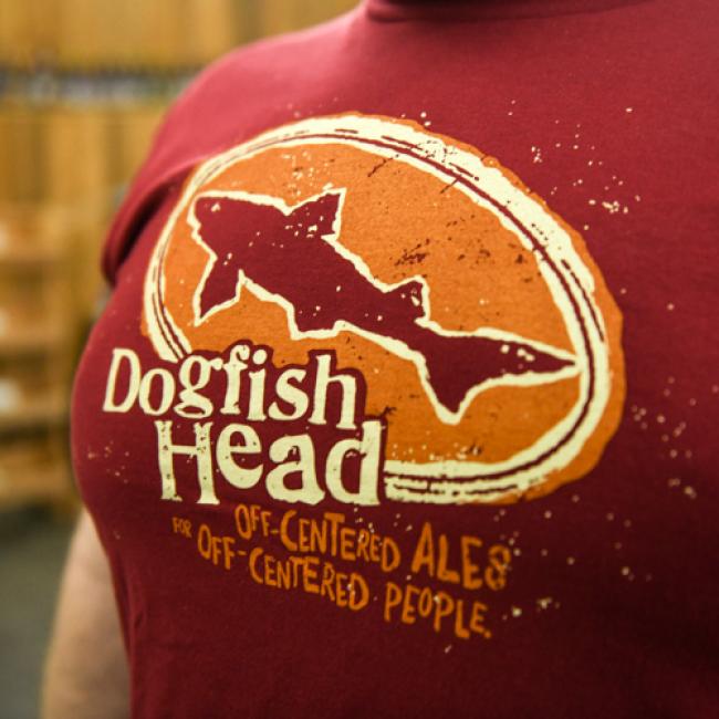 Dogfish Head Cranberry Logo Tee