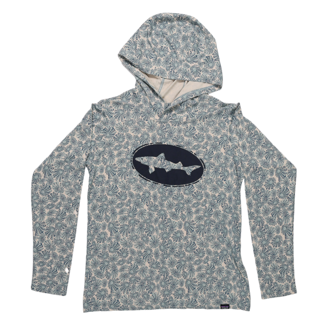 Patagonia W Floral Long Sleeve Runner Hoodie Dogfish Head Craft Brewed Ales Off Centered Stuff For Off Centered People