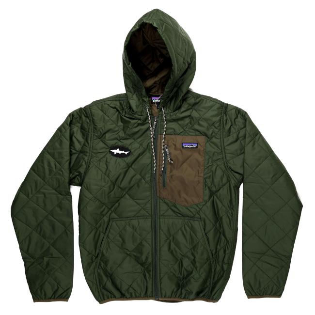 Patagonia M Dark Green Full Zip Bomber Jacket