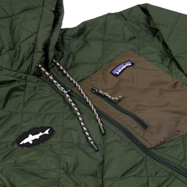 Patagonia M Dark Green Full Zip Bomber Jacket